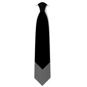Pure Silk Black Tie